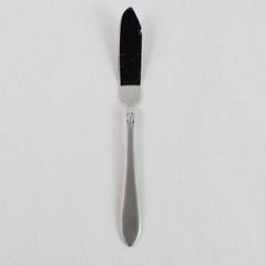 Oneida Jacqueline Butter Spread Knife, Matte Finish Handle, Stainless Steel