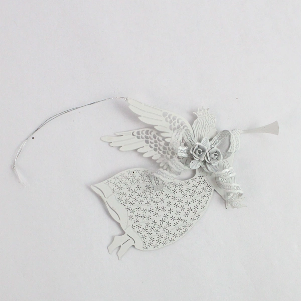 Lot of 3 Unique Angel Christmas Tree Ornaments - Festive Holiday Decor