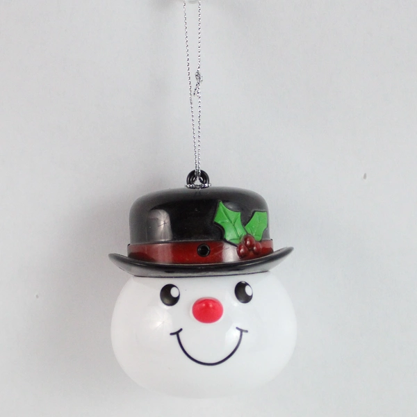 Lot of 4 Snowman Christmas Tree Ornaments - Whimsical Holiday Decor