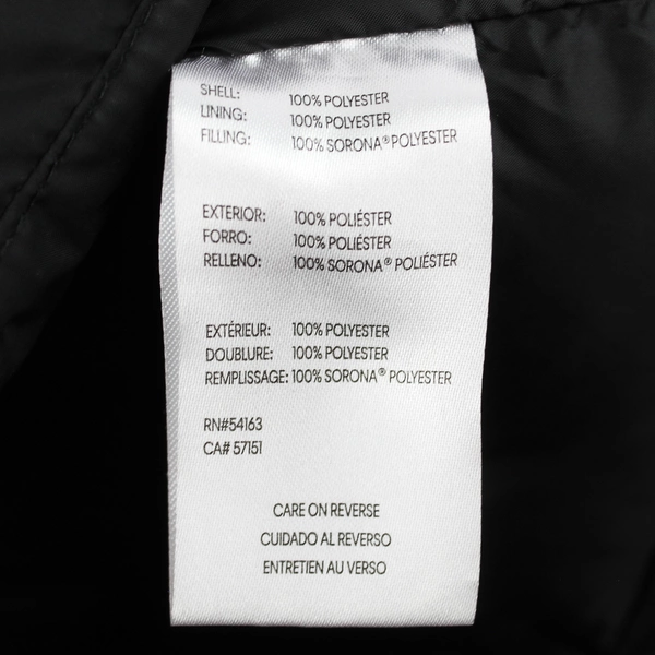 Calvin Klein Black Full-Zip Puffer Vest Women's Size Large