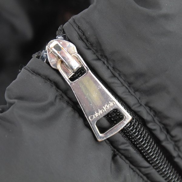 Calvin Klein Black Full-Zip Puffer Vest Women's Size Large