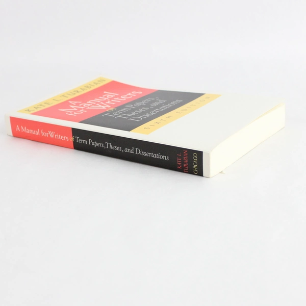 A Manual for Writers by Kate L. Turabian 1996 University of Chicago 6th Ed PB