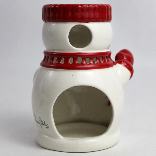 Harry Slatkin Snowman Ceramic Wax Melt Scent Warmer - Holiday Decor 2011