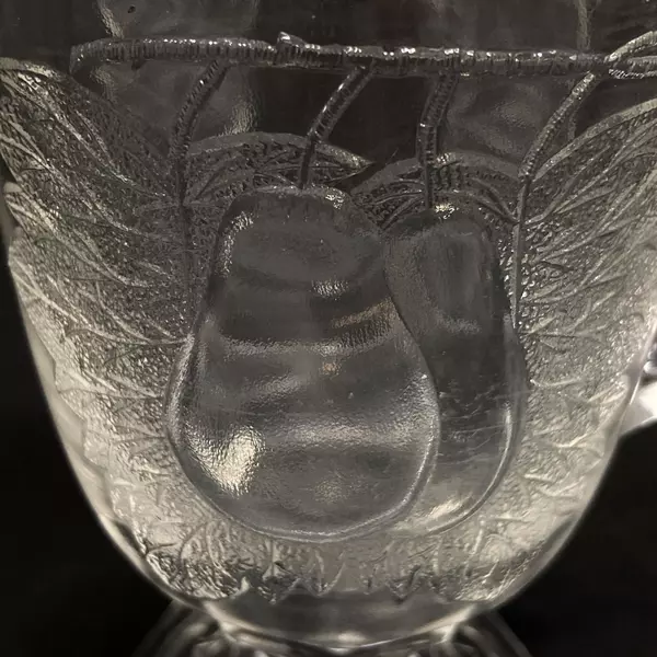 Vintage Jeannette Glass Baltimore Pear Creamer 5.25" Clear 1950-72