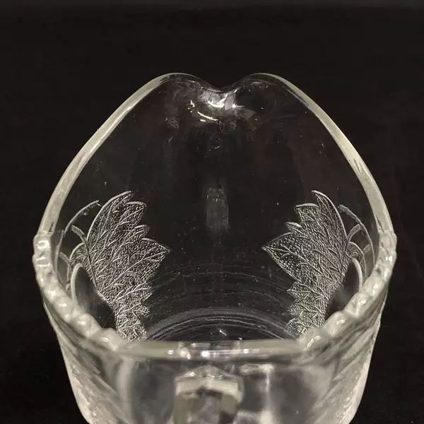 Vintage Jeannette Glass Baltimore Pear Creamer 5.25" Clear 1950-72