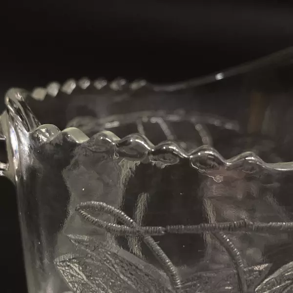 Vintage Jeannette Glass Baltimore Pear Creamer 5.25" Clear 1950-72