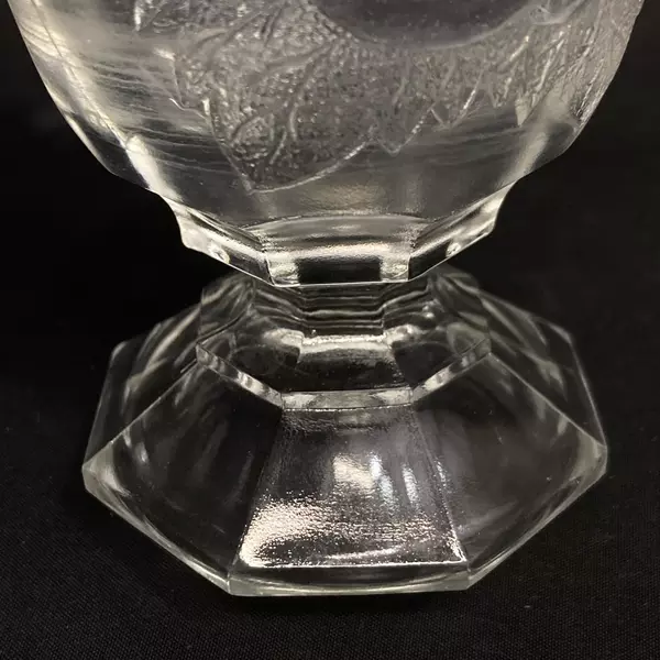 Vintage Jeannette Glass Baltimore Pear Creamer 5.25" Clear 1950-72