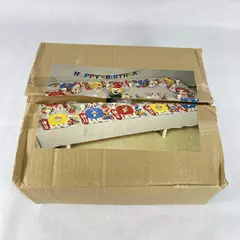 Vtg Sears Clown Themed Birthday Party Box 27506 Cups Silverware Toys And More