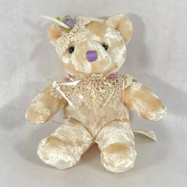 Dan Dee Collectors Choice Plush Teddy Bear with Shawl 8" - Great Condition
