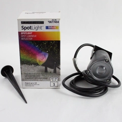 Gemmy LED Spot Light Multi-function/color Electrical Outlet Outdoor #0677484