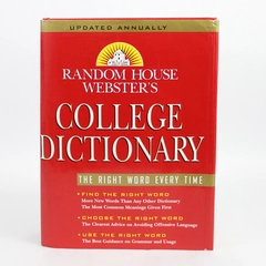 Random House Webster's College Dictionary 2001 Second Revised & Updated HC DJ