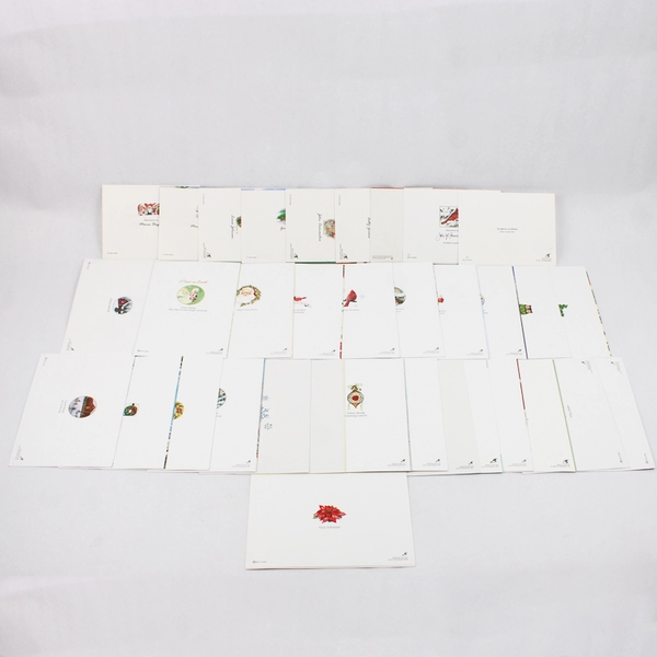 Lot of 33 Paralyzed Veterans Of America Non-Religious Christmas Cards