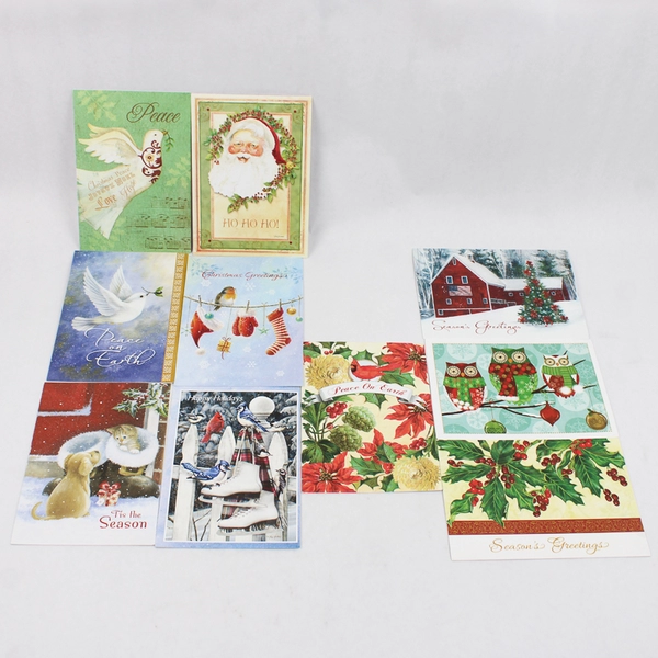 Lot of 33 Paralyzed Veterans Of America Non-Religious Christmas Cards