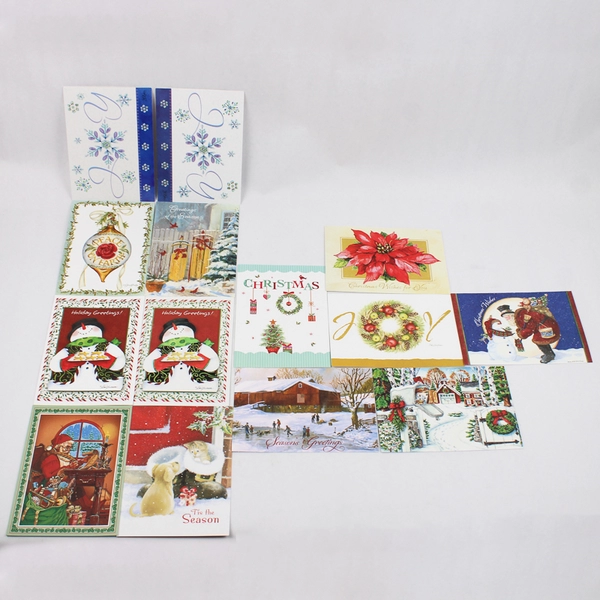 Lot of 33 Paralyzed Veterans Of America Non-Religious Christmas Cards