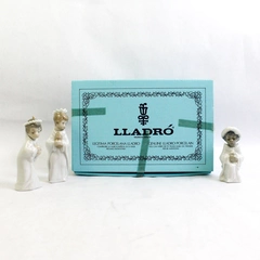 1989 LLADRO Mini Reyes Three Kings Porcelain Ornaments 5729 Retired Original Box