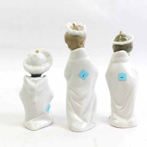1989 LLADRO Mini Reyes Three Kings Porcelain Ornaments 5729 Retired Original Box