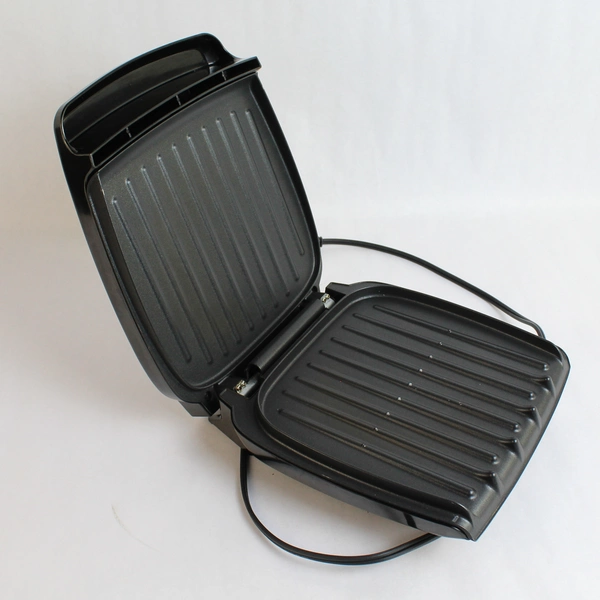 George Foreman Grill Press with Light Indicators 8x8 Inch Grill Bed