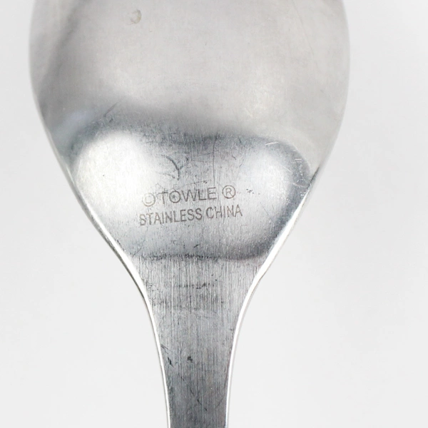 Set of 5 Towle Contour Stainless Steel Replacement Soup Spoons