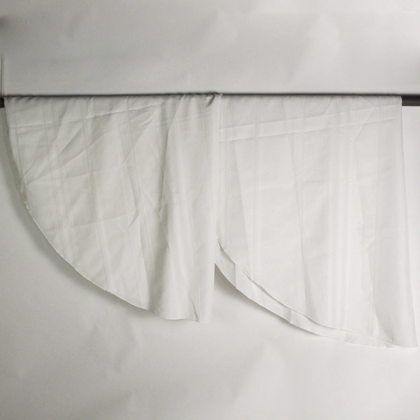 Lot of 2 Solid White Round Tablecloths 66.5" DIY Fabric Cutters Crafting