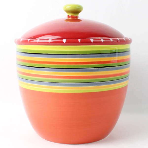 Certified International Hot Tamale Multicolored Cookie Jar From Nancy Green
