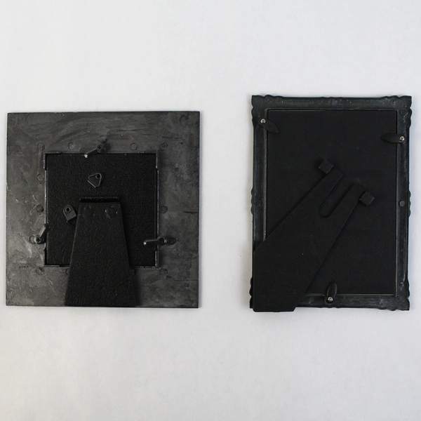 Lot Of 2 Special Moments Photo Frames Pewter Metal 3.5" x 5" and 3" x 3"