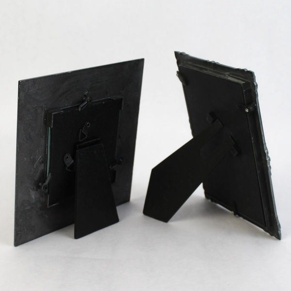 Lot Of 2 Special Moments Photo Frames Pewter Metal 3.5" x 5" and 3" x 3"