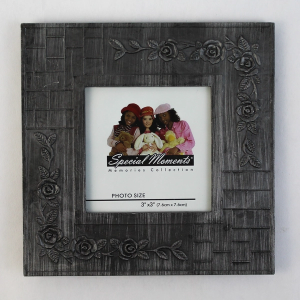 Lot Of 2 Special Moments Photo Frames Pewter Metal 3.5" x 5" and 3" x 3"