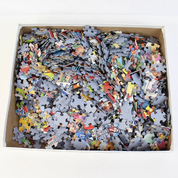 White Mountain 1000 Piece Puzzle Movies Larger Pieces Flawed