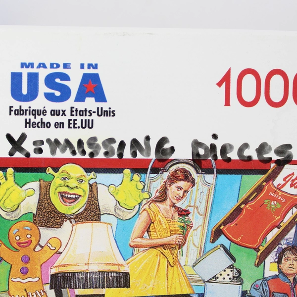 White Mountain 1000 Piece Puzzle Movies Larger Pieces Flawed