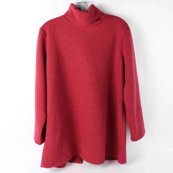 Daption Apparel Red Adaptive Turtleneck Sweater Women's Size XL