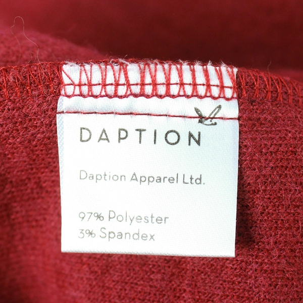 Daption Apparel Red Adaptive Turtleneck Sweater Women's Size XL