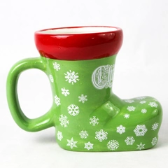 Christmas In The Garden Ceramic Christmas Boot Stocking Mug