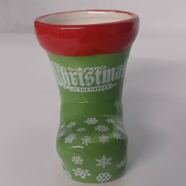 Christmas In The Garden Ceramic Christmas Boot Stocking Mug