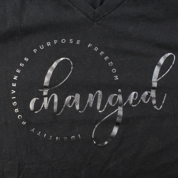 Bella+Canvas Changed Black 100% Cotton T-Shirt Women's Size XL