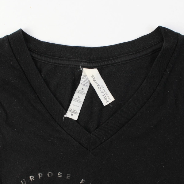 Bella+Canvas Changed Black 100% Cotton T-Shirt Women's Size XL