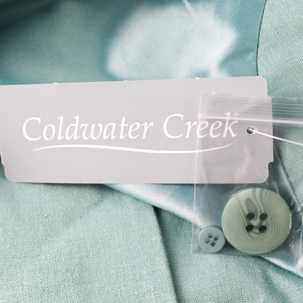 NWT Coldwater Creek Dusty Shale Green Blazer Women's Size 10