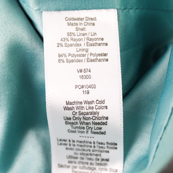 NWT Coldwater Creek Dusty Shale Green Blazer Women's Size 10