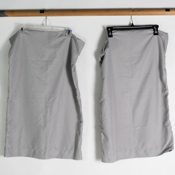 Lot of 4 Gray and Blue Queen Sized Pillowcases 20" x 30"