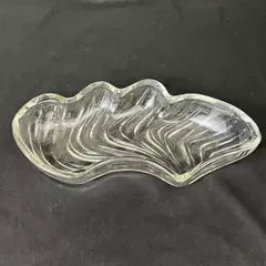 Kromex Glass Replacement Lazy Susan Tray Swirl Pattern