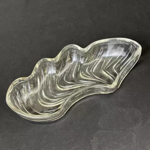 Kromex Glass Replacement Lazy Susan Tray Swirl Pattern