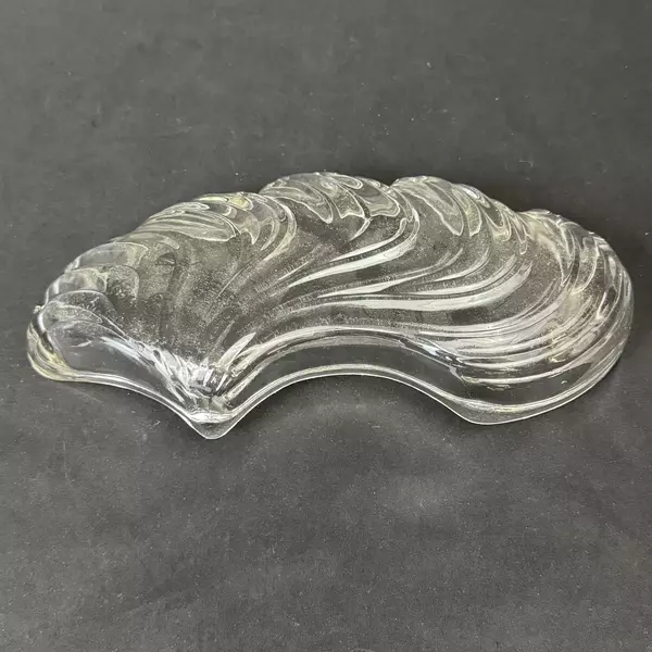Kromex Glass Replacement Lazy Susan Tray Swirl Pattern