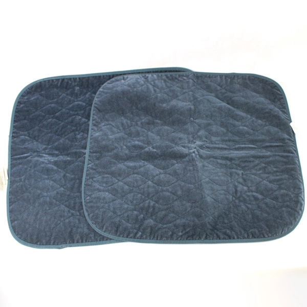 Lot of 2 Fiberlinks Blue Chair Covers Mats Blue Easy Care