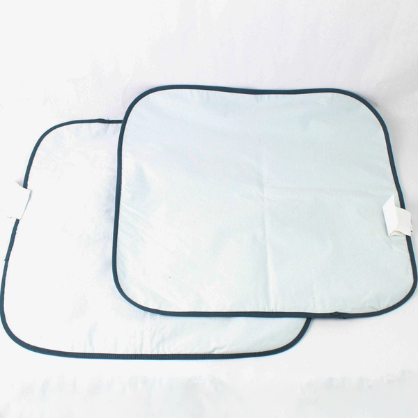 Lot of 2 Fiberlinks Blue Chair Covers Mats Blue Easy Care