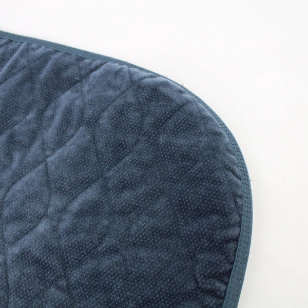 Lot of 2 Fiberlinks Blue Chair Covers Mats Blue Easy Care