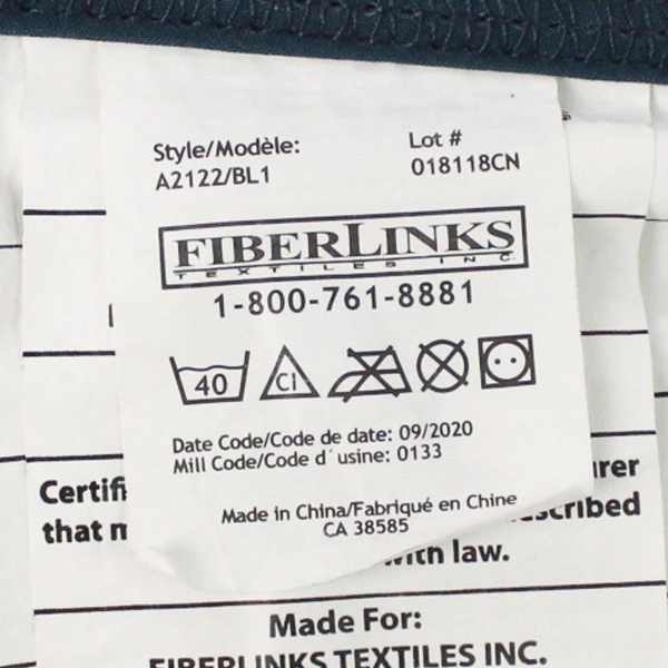 Lot of 2 Fiberlinks Blue Chair Covers Mats Blue Easy Care