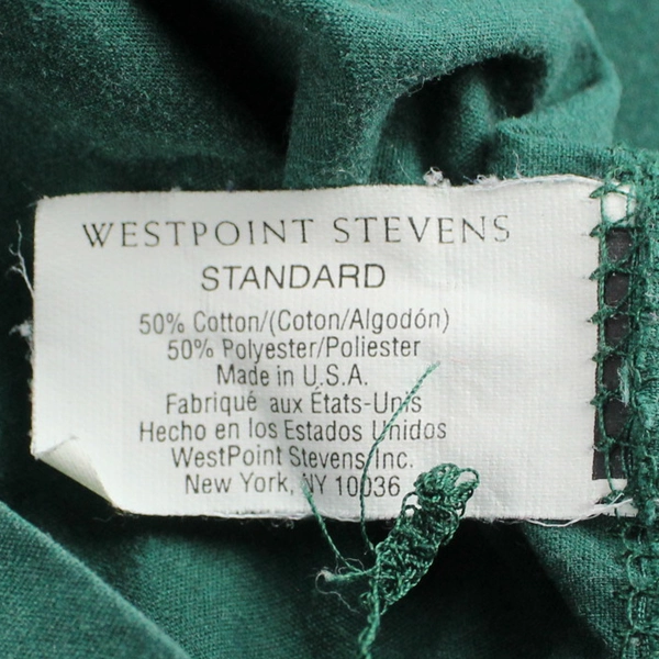 Set Of 2 Unbranded Pillowcase Solid Color Dark Green 19.5" x 29"