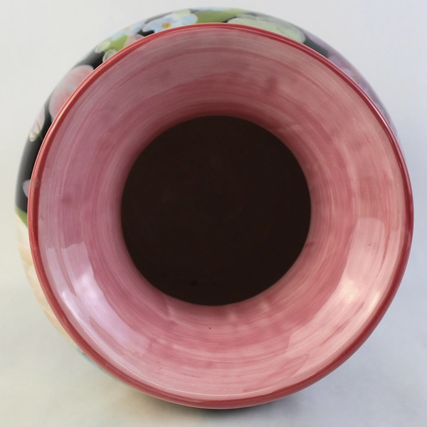 Certified International Lesal Studio Large Ceramic Hand Painted Tulip Vase  16”