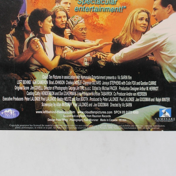 Left Behind The Movie VHS 2000