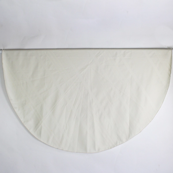 Lot Of 2 Table Cloth Round Light Off White 74" Diameter & Square Napkin 17"