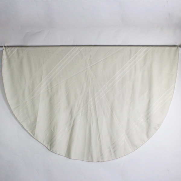 Lot Of 2 Table Cloth Round Light Off White 74" Diameter & Square Napkin 17"